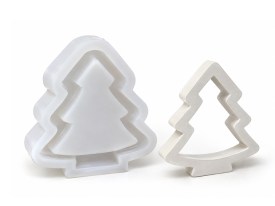 Molde silicona arbolito Navidad calado